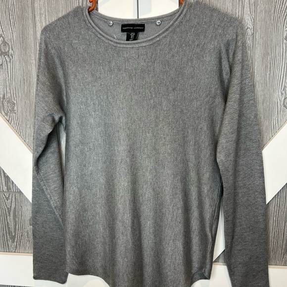 B14.11 Adrienne Vittadini lightweight sweater grey S - Picture 2 of 6